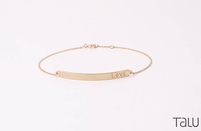 Gold Id Bar Bracelet, Personalized Custom made Bracelet,Gold Bar Gold Id Bar Bracelet, Personalized Custom made Bracelet,Gold Bar