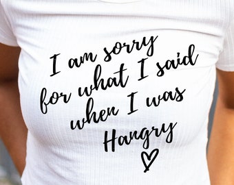Hangry SVG: Funny Foodie Shirt Design (Digital Download)