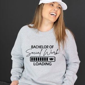 Bachelor Soziale Arbeit Laden | Soziale Arbeit | Bachelor-Abschluss | Smart Girl | Girl Boss | PNG | SVG | Grade