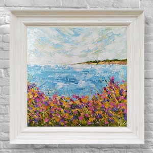 Seascape Oil Painting, Sea Painting, Beach Painting, Seascape art, Original oil painting, Beach art, Coastal Painting, waves painting