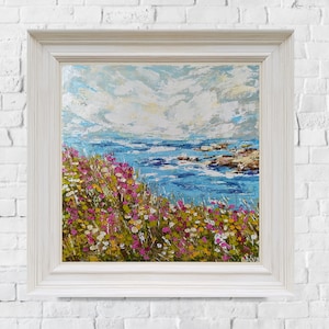 Seascape Oil Painting, Sea Painting, Beach Painting, Seascape art, Original oil painting, Beach art, Coastal Painting, waves painting