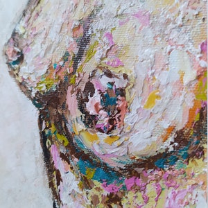 Naked Woman Painting, Nude Woman Painting, Nudeart Woman Painting, Nude