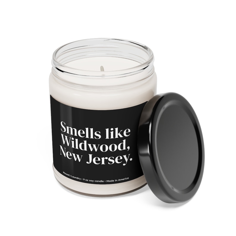 Smells Like Wildwood, New Jersey Candle Scented Soy Candle 9oz Unique
