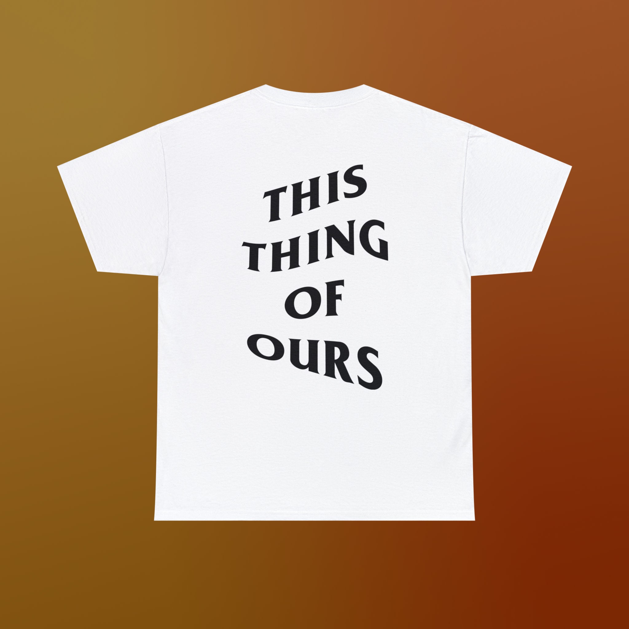 This Thing of Ours Anti Social Club Parody Italian Mafia Show Viral Hypebeast Front & Back Logo Heavy Cotton Unisex T-Shirt