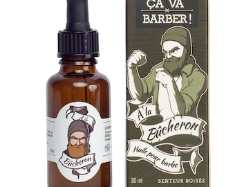 Beard oil - Woodcutter - woody smell - 100% natural - Vegan