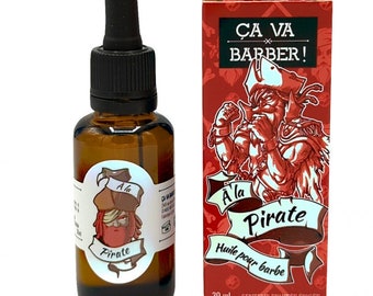 Beard oil - pirate - spicy and fruity scent - 100% natural - Vegan