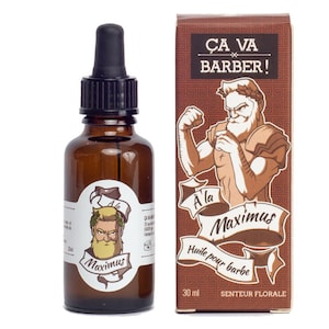 Beard oil - à la Maximus - floral scent - 100% natural - Vegan