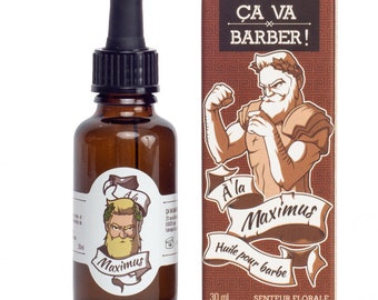 Beard oil - à la Maximus - floral scent - 100% natural - Vegan