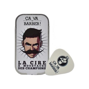 Champions mustache wax - leathery scent - 100% natural - Vegan