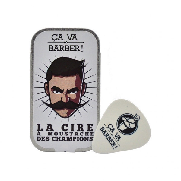 Cire à moustache des champions - senteur cuiree - 100% naturel - Vegan