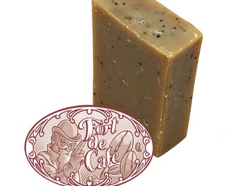 Body soap - Strong coffee - delicate orange scent - 100% natural - Vegan