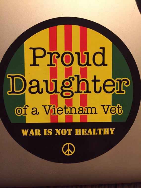 Download Proud Daughter Of A Vietnam Vet Sticker Etsy