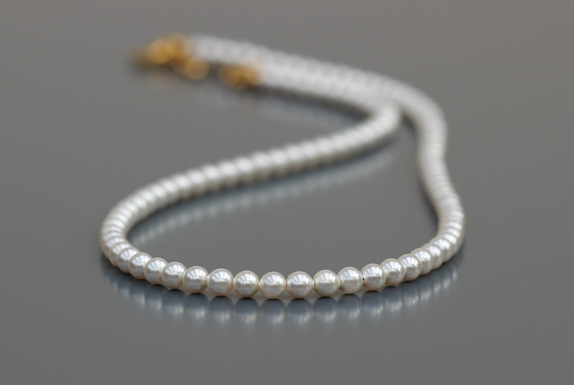 Collier En Véritable Nacre Saumon & Cristal Blanc - Fermoir Inox - Neuf Avec étiquettes