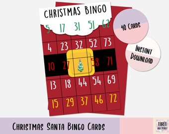 Santa bingo