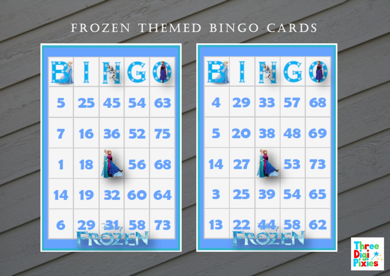 frozen bingo game