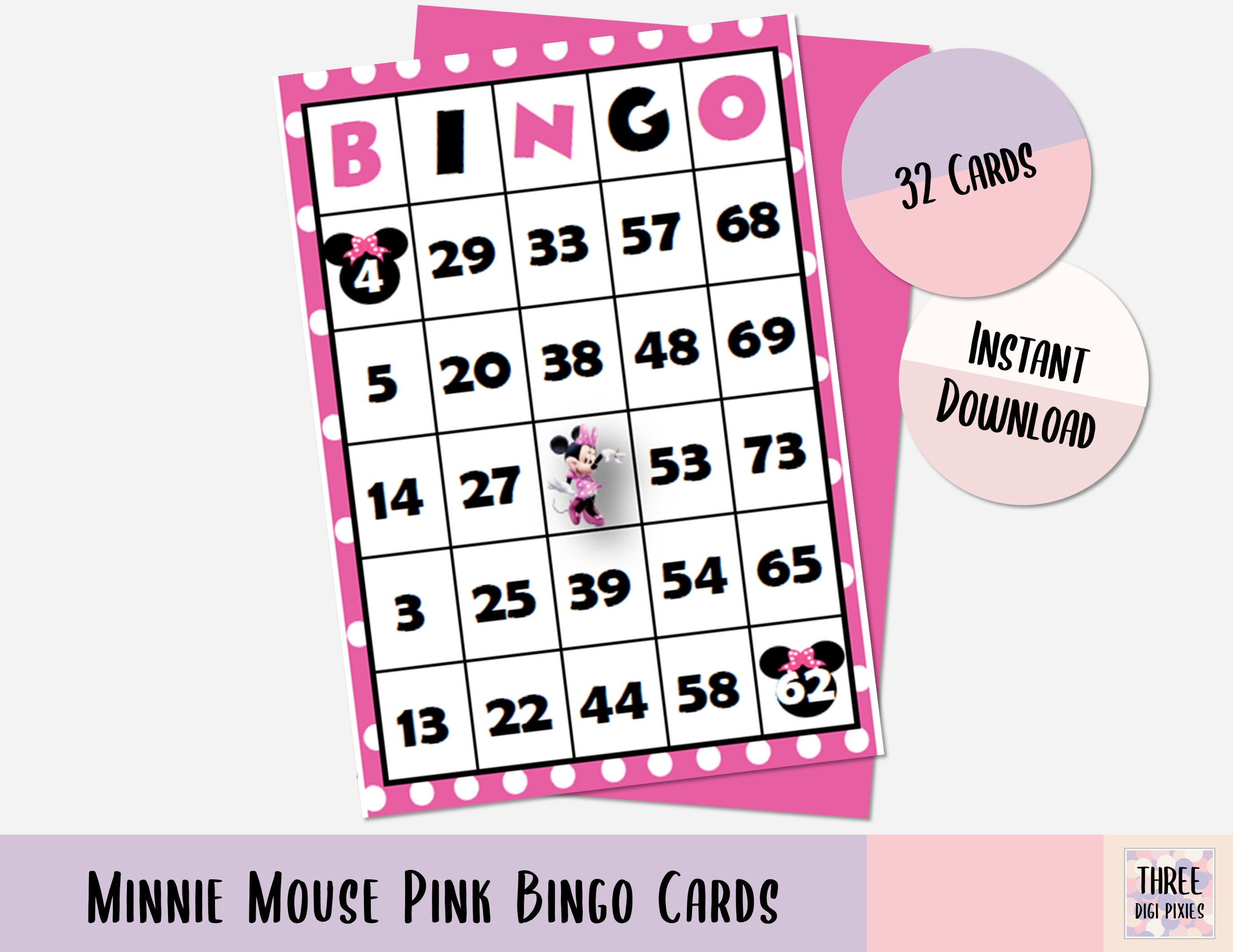 minnie-mouse-pink-themed-bingo-cards-minnie-mouse-party-etsy-canada