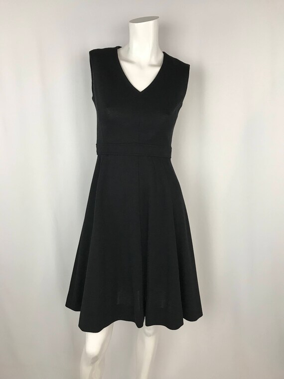 little black flare dress
