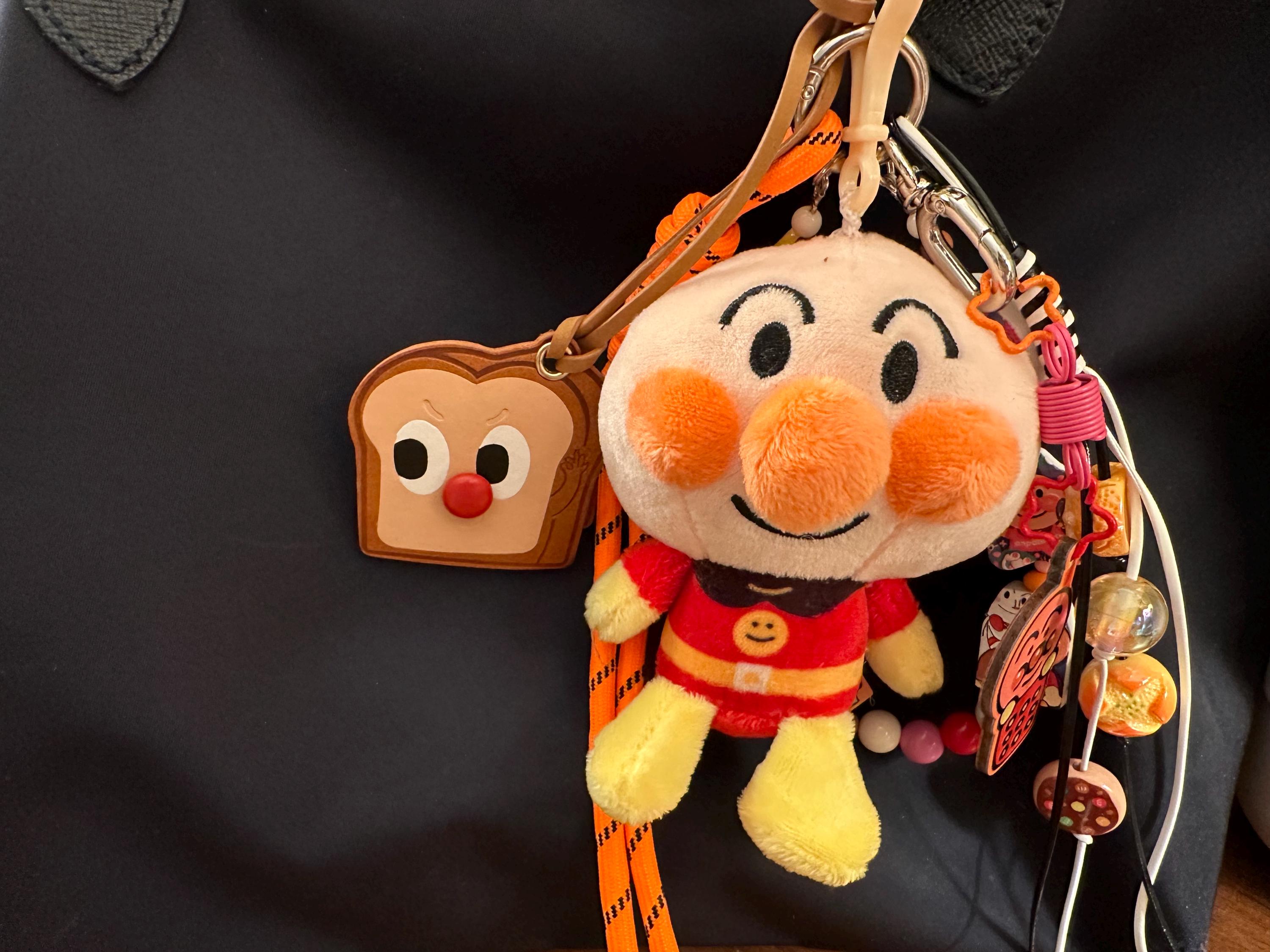 Japanese Character Anpanman Keychain: Breadman Bundle Bag Charm/ Phone ...