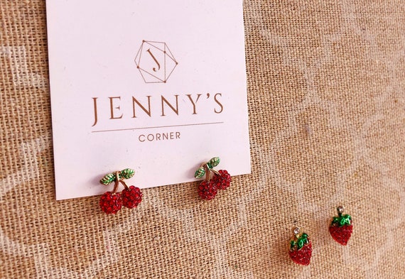 Boucles d'oreilles fillette cerises Argent 925 (Gebraucht) in Veyrier