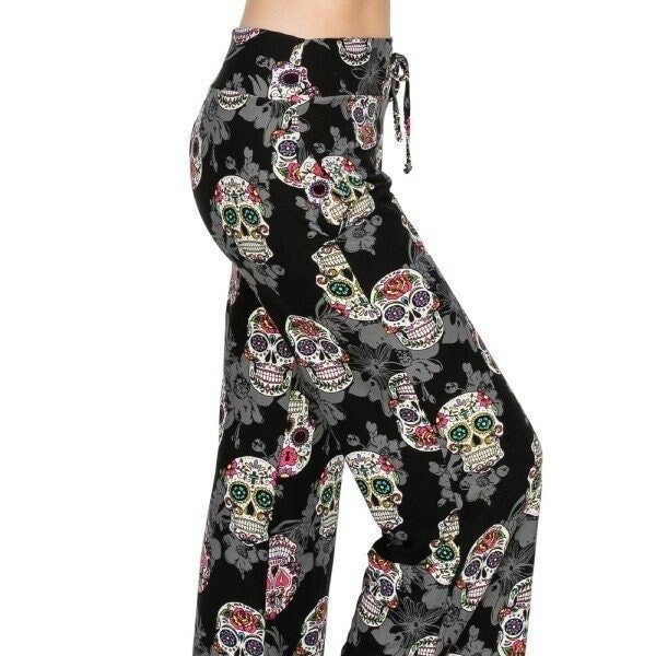 Mens Skulls Pj Pants Etsy