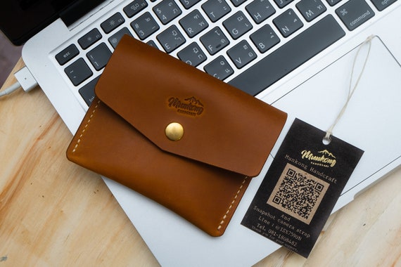 mens leather pouch wallet
