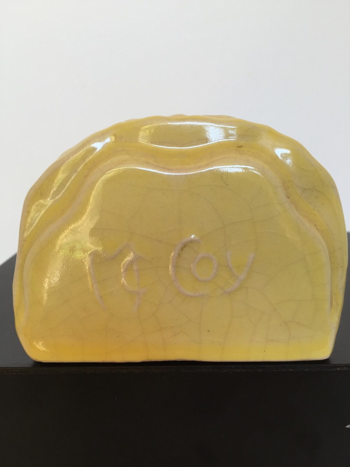 McCoy Pottery Vintage Mammy String Holder Black Americana Etsy