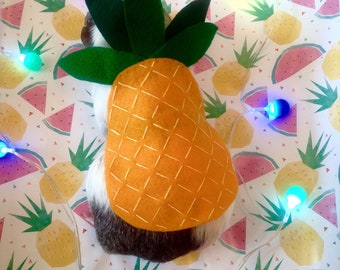 Guinea pig pineapple costume. Summer pineapple costume for small pet. Cute unique handmade