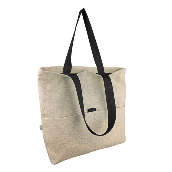 Shoulder Tote Bag with Zipper