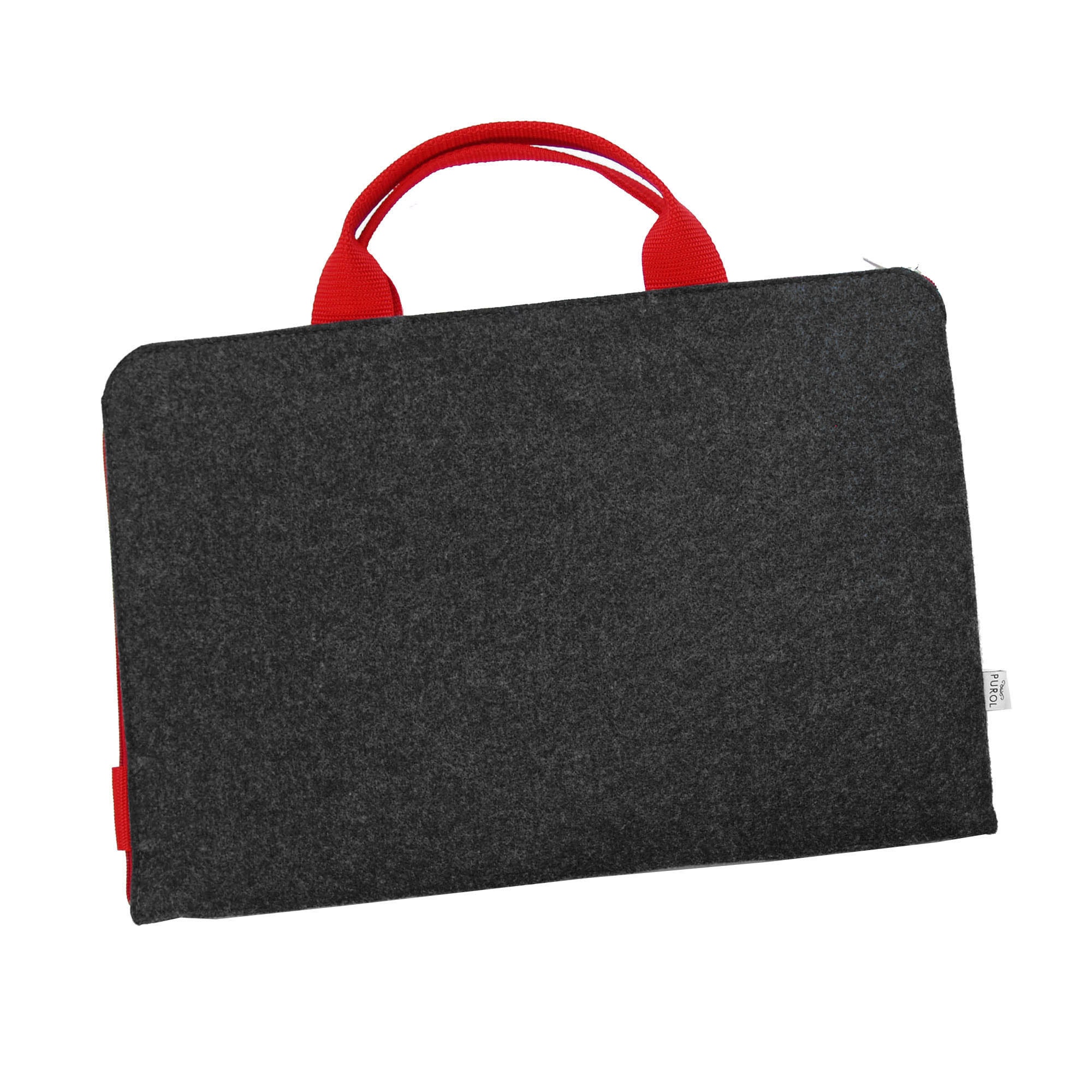 FELT LAPTOP SLEEVE With Hands Dark Gray Synthetic Felt Cover Etsy