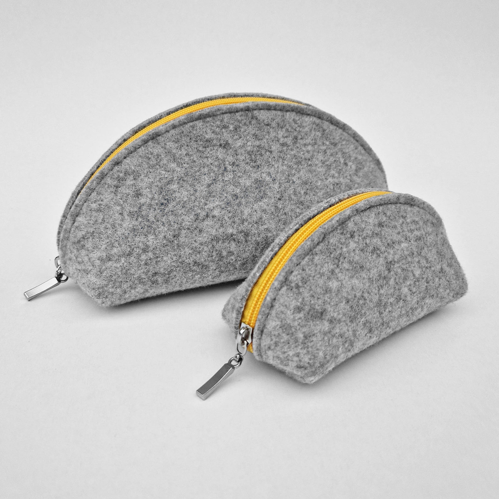 FELT DUMPLING Pen Case Light Grey Felt Pencil Case Mouse and Other ...