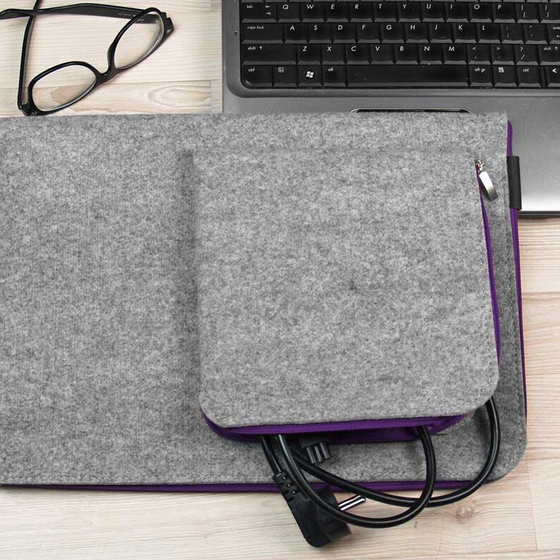 NOTEBOOK / MACBOOK COVER Felt Sleeve Laptop Case All Sizes Etsy