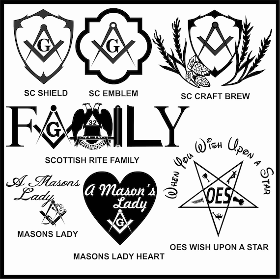 York Rite Vs Scottish Rite York Rite Logo Black And White