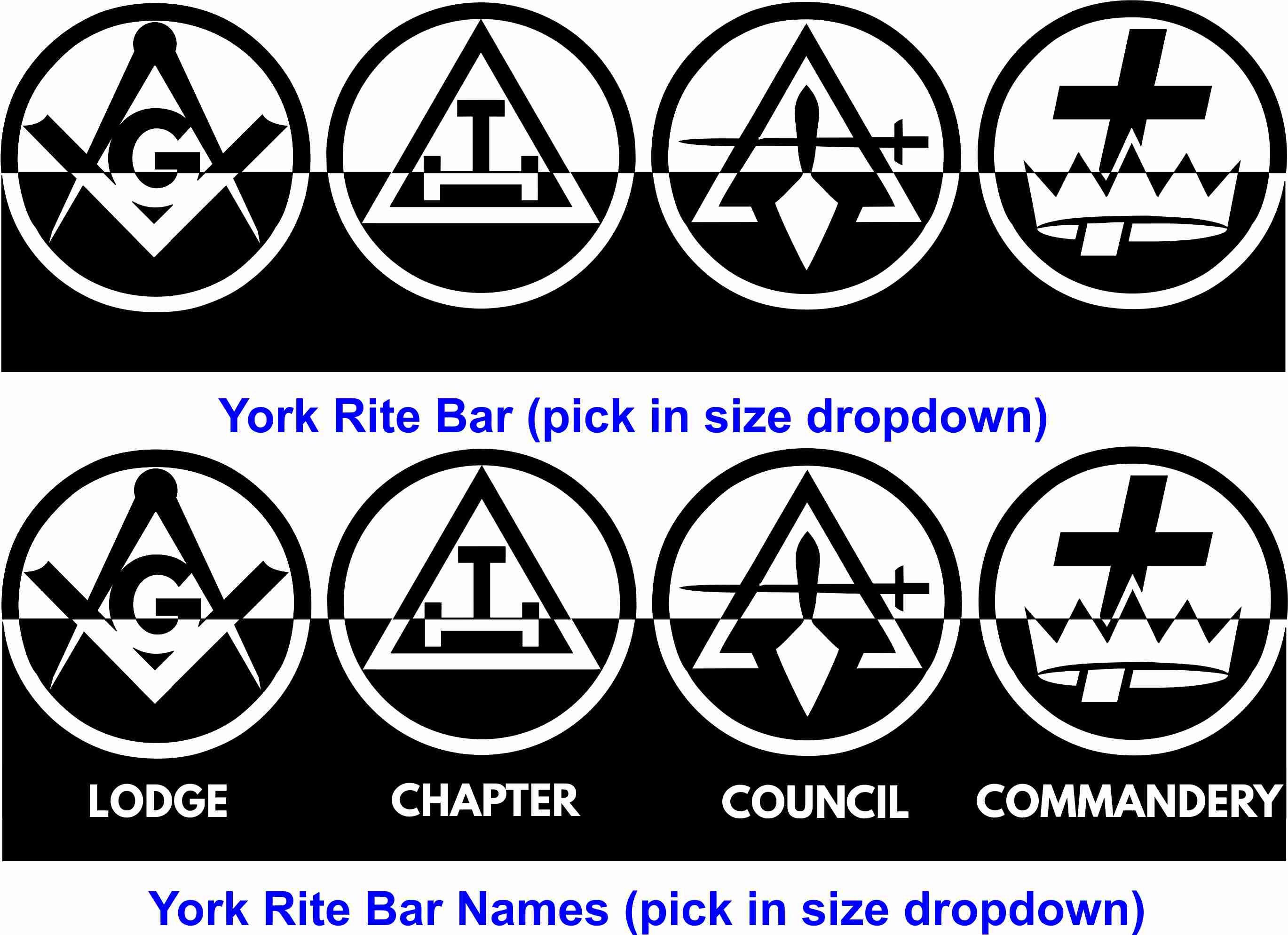 ProSticker 4\" Prince Hall Masonic Decal Sticker – PHA Freemason Lodge, Graphic #105