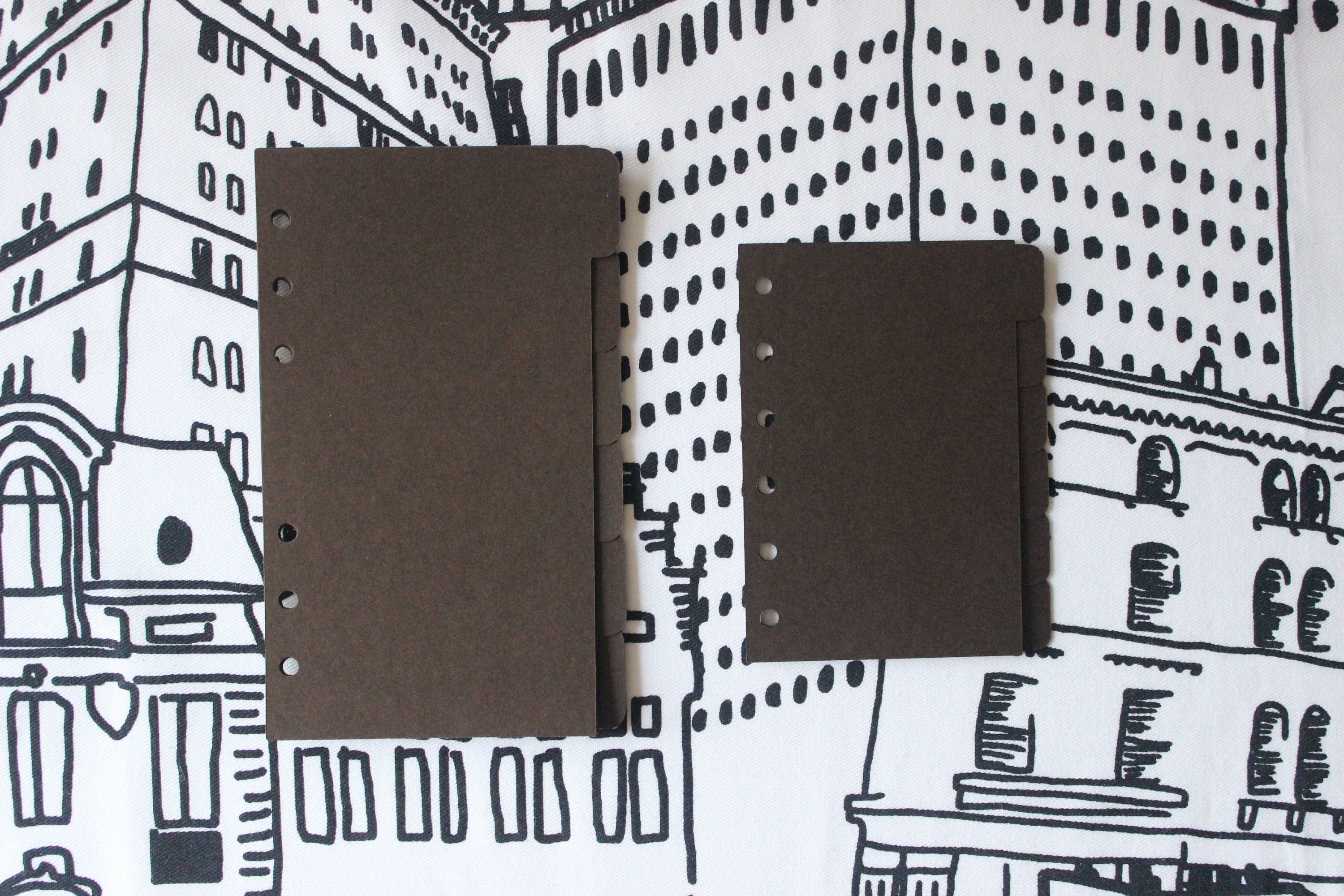 Planner Dividers with 6 SIDE Tabs | Cocoa Brown in Pocket and Persona…
