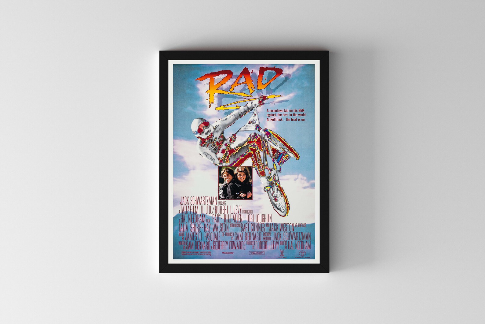 Framed Rad BMX Bike Racing Film / Movie Advertising Poster Etsy UK