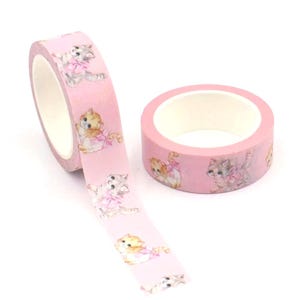 Cute kitten washi tape