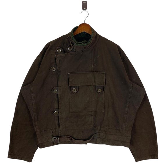 Vintage 60s Military Swedish Motorcycle Bikers Jacket - Etsy Vintage 60s Military Swedish Motorcycle Bikers Jacket - Etsy