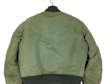 Vintage Buzz Rickson MA-1 Flight Bomber Jacket - Etsy Vintage Buzz Rickson MA-1 Flight Bomber Jacket - Etsy