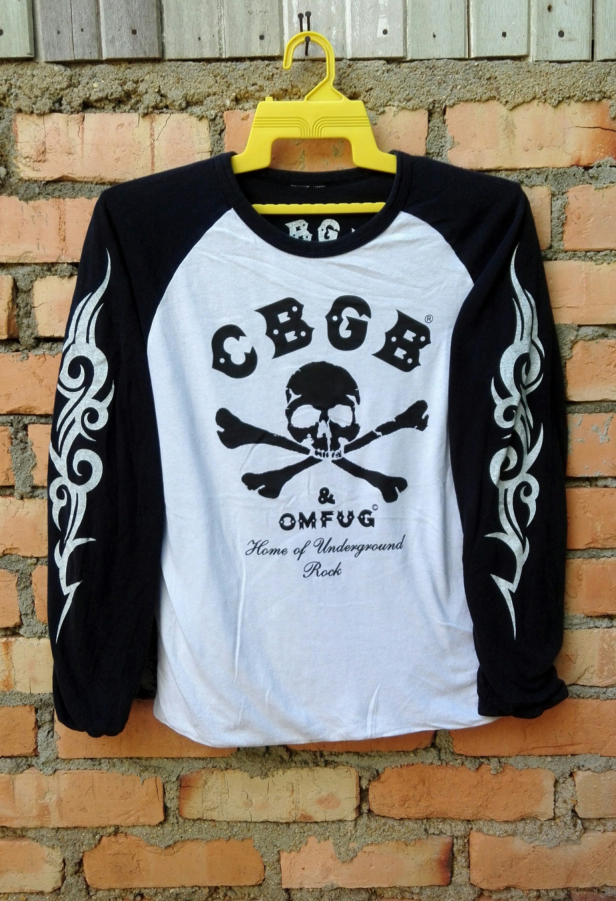 Rare!!! CBGB & Omfug Home of Underground Rock Pullover Reversible 