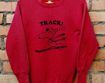 Rare!!! Vintage Snoopy Cartoon Pullover 50/50