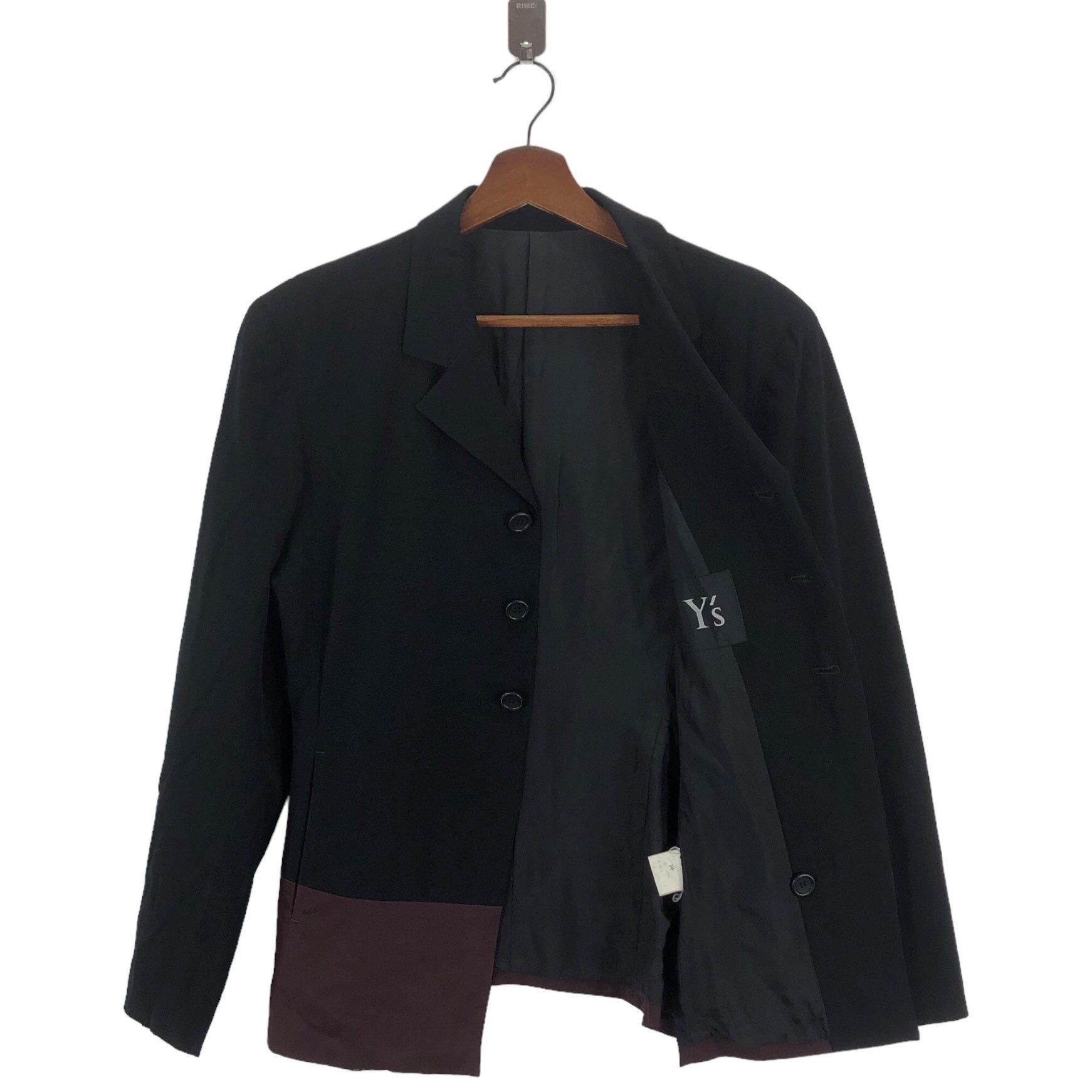 Vintage Designer Y's Yohji Yamamoto Two Tone Colour Coat Women - Etsy