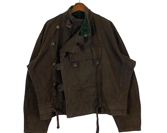 Vintage 60s Military Swedish Motorcycle Bikers Jacket - Etsy Vintage 60s Military Swedish Motorcycle Bikers Jacket - Etsy