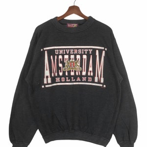 Vintage University Amsterdam Holland Crewneck
