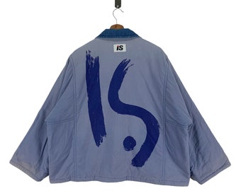 Vintage 80s Jean of Plantation Issey Miyake Denim Jacket Medium