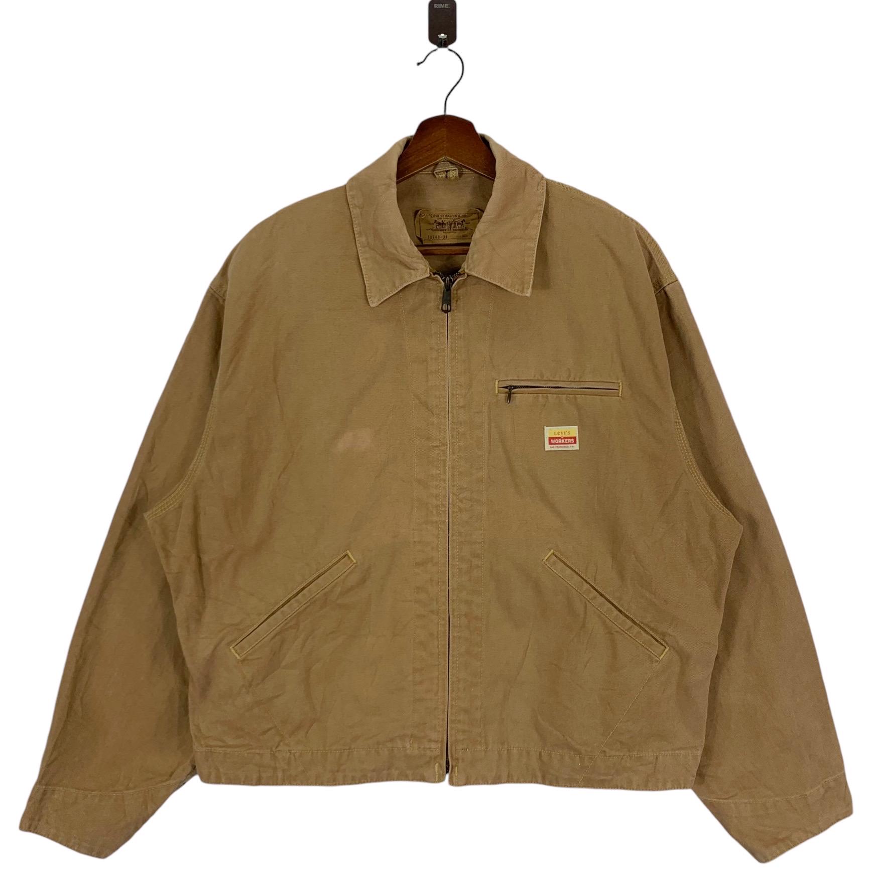 ジャケット・アウター 90s levis brown duck work jacket Berkley Chore Coat - Brown | Levi's® US
