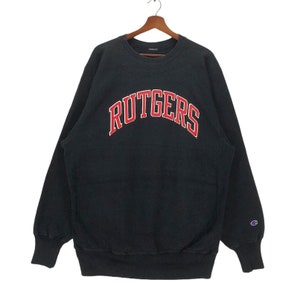 Vintage Champion Reverse Weave Rutgers Crewneck