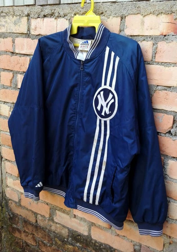 Acuario Venta anticipada camioneta Raro Vintage Adidas X New York Yankees Chaqueta Grande - Etsy España