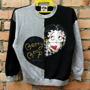 Vintage Betty Boop Pullover Jumper Sweatshirt