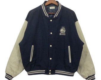 Vintage Suntory Boss Coffee Varsity Bomber Jacket - Etsy