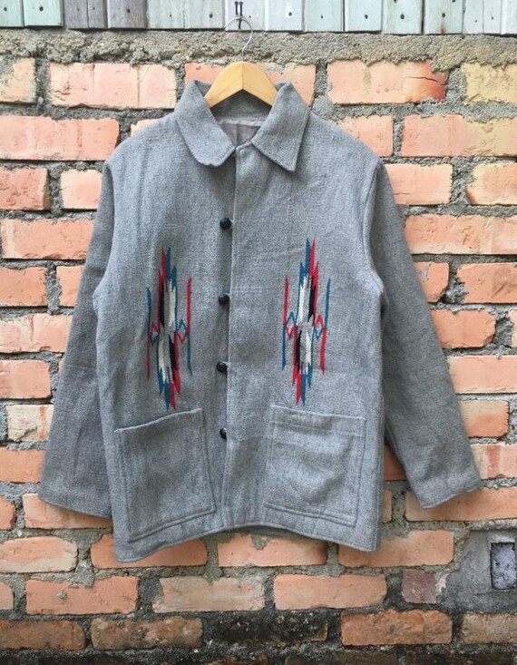 Vintage Native Chore Jacket Chimayo Style